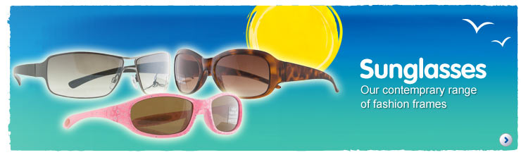 Sunglasses from our contemporary range of fashion frames